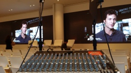 Rent mixers, wirred microphones, TVs, monitors, computers at AV Rentals NYC