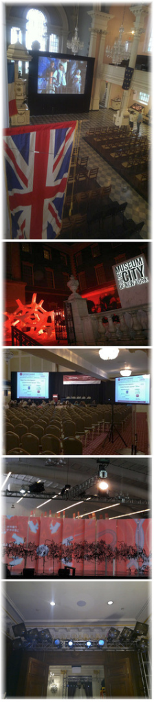 Lighting rental NYC, corporate events and meetings, laptop rental rates, corporate event planners.